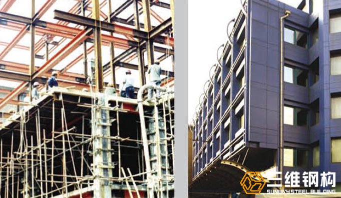 省建設廳鋼結構多高層辦公樓工程